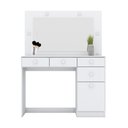 Ver imagem 2 de Penteadeira com Espelho e LED 1 Porta 4 Gavetas Beauty 