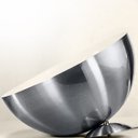 Ver imagem 5 de Kit 2 Lustres Pendente Meia Lua 40cm Alumínio New Escovado