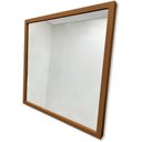 Ver imagem 1 de Módulo Espelho Decorativo 50x50cm Empório do Adesivo Moldura Madeira
