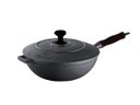 Ver imagem 1 de Panela Wok em Ferro Fundido com cabo Silicone Preto
