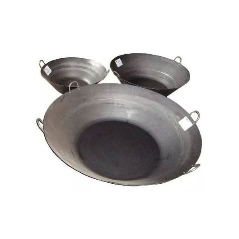 Tacho Beira Alta Preto Aço Carbono 23 Litros 56 Cm Diâmetro