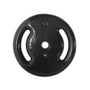 Ver imagem 1 de Anilha Ferro Fundido Emborrachada Fitness Academia 15,0 Kg