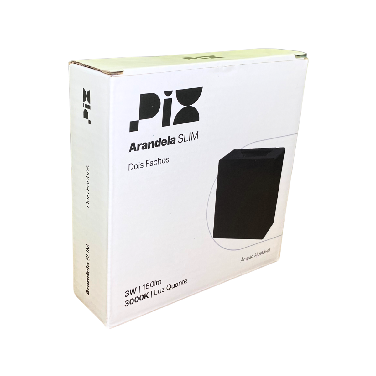 Arandela Slim Pix 2focos Regulaveis Pt 3000k 3w 3x12x12cm - 8