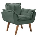 Ver imagem 1 de Poltrona Opalla Pé Palito Suede D Salla1 Lugar Verde