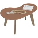 Ver imagem 2 de Mesa de Centro Orgânica 90cm para Sala Cassia Terracota A09 - Mpozenato