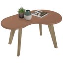 Ver imagem 7 de Mesa de Centro Orgânica 90cm para Sala Cassia Terracota A09 - Mpozenato