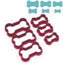 Ver imagem 2 de Kit Cortador Doce Impresso Osso Cachorro Patrulha Pet 6pc 2,5cm até 5cm