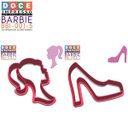 Ver imagem 4 de Kit Cortador Doce Impresso Barbie Silhueta Cabeça Busto e Sapato Salto Alto Fashion:5cm