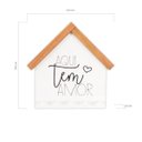 Ver imagem 2 de Porta-chaves e Correspondência Amor Madeira e Aço Geguton