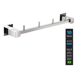 Cabideiro C4 Inox - Kromus Qd0414 - 2
