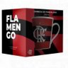 Caneca de Porcelana Allmix Flamengo Onde Estiver Estarei Oh Mengo 290 Ml Oficial Licenciada Branca - 5