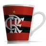 Caneca de Porcelana Allmix Flamengo Onde Estiver Estarei Oh Mengo 290 Ml Oficial Licenciada Branca - 1