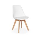 Ver imagem 2 de Kit 5 Cadeiras Eames Wood Leda Design - Branca