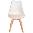 Ver imagem 4 de Kit 6 Cadeiras Eames Wood Leda Design - Branca