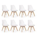 Ver imagem 4 de Kit 8 Cadeiras Eames Wood Leda Design - Branca