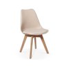 Kit 5 Cadeiras Eames Wood Leda Design - Nude - 2