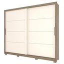 Ver imagem 2 de Guarda-Roupa de Casal 2 Portas Deslizantes 4 Gavetas Palace Henn