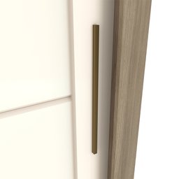 Guarda-Roupa de Casal 2 Portas Deslizantes 4 Gavetas Palace Henn - 5