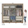 Guarda Roupa 6 Portas 4 Gavetas Garden Henn - 4