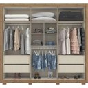 Ver imagem 3 de Guarda Roupa 6 Portas 4 Gavetas Garden Henn
