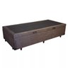 Base Cama Box Baú Solteiro Suede Marrom Rc Sono Leve 42x88x188 - 2
