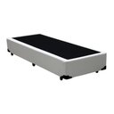 Ver imagem 1 de Base Cama Box Solteiro Sintético Branco Rc Sono Leve 38x88x188