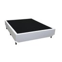 Ver imagem 2 de Cama Box Casal Colchão Espuma D33 Bordado + Box Sintético Branco Rc Sono Leve 52x138x188