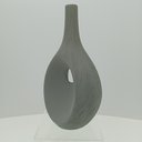 Ver imagem 5 de Vaso Decorativo Enfiete Casa Aparador Garrafa Home&Co Cerâmica 31x16x11cm Cinza