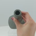 Ver imagem 2 de Vaso Decorativo Enfiete Casa Aparador Garrafa Home&Co Cerâmica 31x16x11cm Cinza