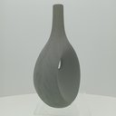 Ver imagem 3 de Vaso Decorativo Enfiete Casa Aparador Garrafa Home&Co Cerâmica 31x16x11cm Cinza