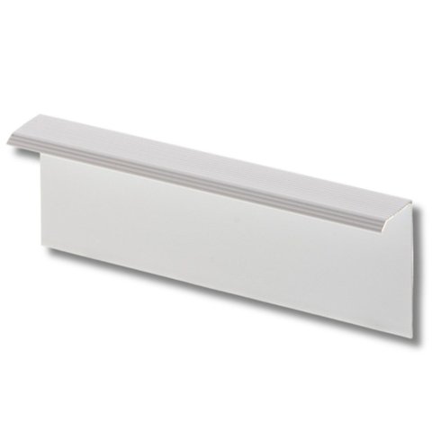 Rodapé Invertido de Alumínio 3,5CMX3M Branco Graddus