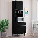 Ver imagem 2 de Paneleiro Microondas 202x61cm Andreia Preto Reajl Moveis