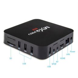 TV Box 4K Mxq Pro 32 Gb de Memória Interna + 4 Gb de Ram Android 9.1 - 11