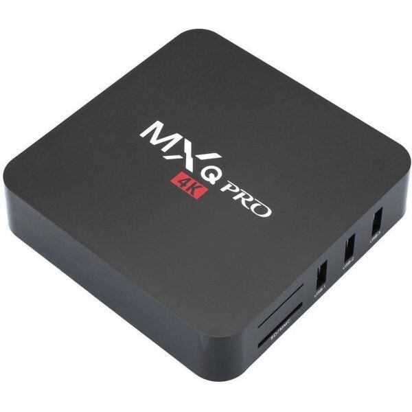 TV Box 4K Mxq Pro 32 Gb de Memória Interna + 4 Gb de Ram Android 9.1 - 1