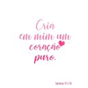 Ver imagem 2 de Kit 2 Quadros Cria em mim um coração puro