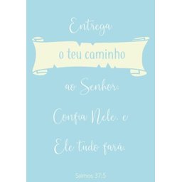 Kit 2 Quadros Entrega O Teu Caminho Ao Senhor. Confia Nele, e Ele Tudo Fará - 2