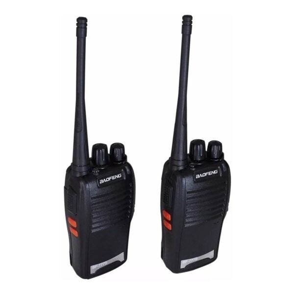 Kit 2 Rádio Comunicador Baofeng 777s Profissional Ht Uhf 16 Canais - 4