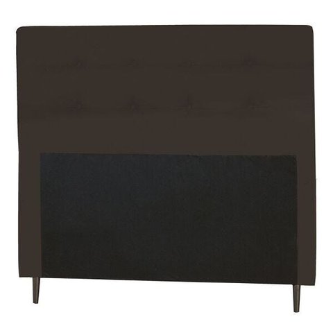 Cabeceira Casal King 193cm Para Cama Box Luna Suede Marrom - SA Móveis