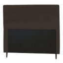 Ver imagem 1 de Cabeceira Casal King 193cm Para Cama Box Luna Suede Marrom - SA Móveis