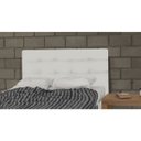 Ver imagem 2 de Cabeceira Casal King 193cm Para Cama Box Luna Napa Branco - SA Móveis