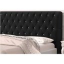 Ver imagem 2 de Cabeceira Casal Queen 160 cm Para Cama Box Lady Suede Preto Botões Strass - SA Móveis