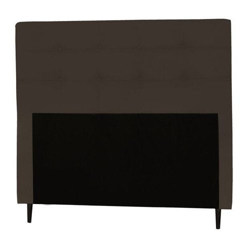 Cabeceira Casal King 193cm Para Cama Box Luna Napa Marrom - SA Móveis