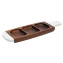 Ver imagem 1 de Petisqueira Oxford 3 Divisões Madeira/Mármore Branco -069648