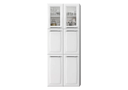 Ver imagem 1 de Paneleiro Itatiaia 70cm com Vidro em Aço Branco 6 Portas Luce