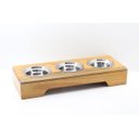 Ver imagem 1 de Comedouro Pet Hg - Modelo 2 - 3 Tigelas