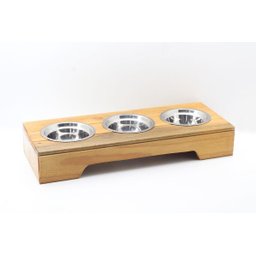 Comedouro Pet HG - modelo 2 - 3 tigelas - 1