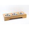 Comedouro Pet HG - modelo 2 - 3 tigelas - 1
