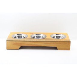 Comedouro Pet HG - modelo 2 - 3 tigelas - 3