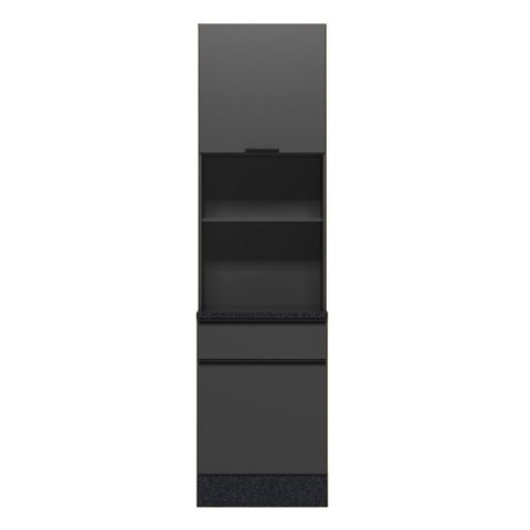 Paneleiro Duplo 2 Portas 215x58 cm cm Etna Grafite Poliman
