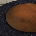 Ver imagem 5 de Prato Giratório para Servir Sobrepor Mesa de Jantar 80 Cm Castanho